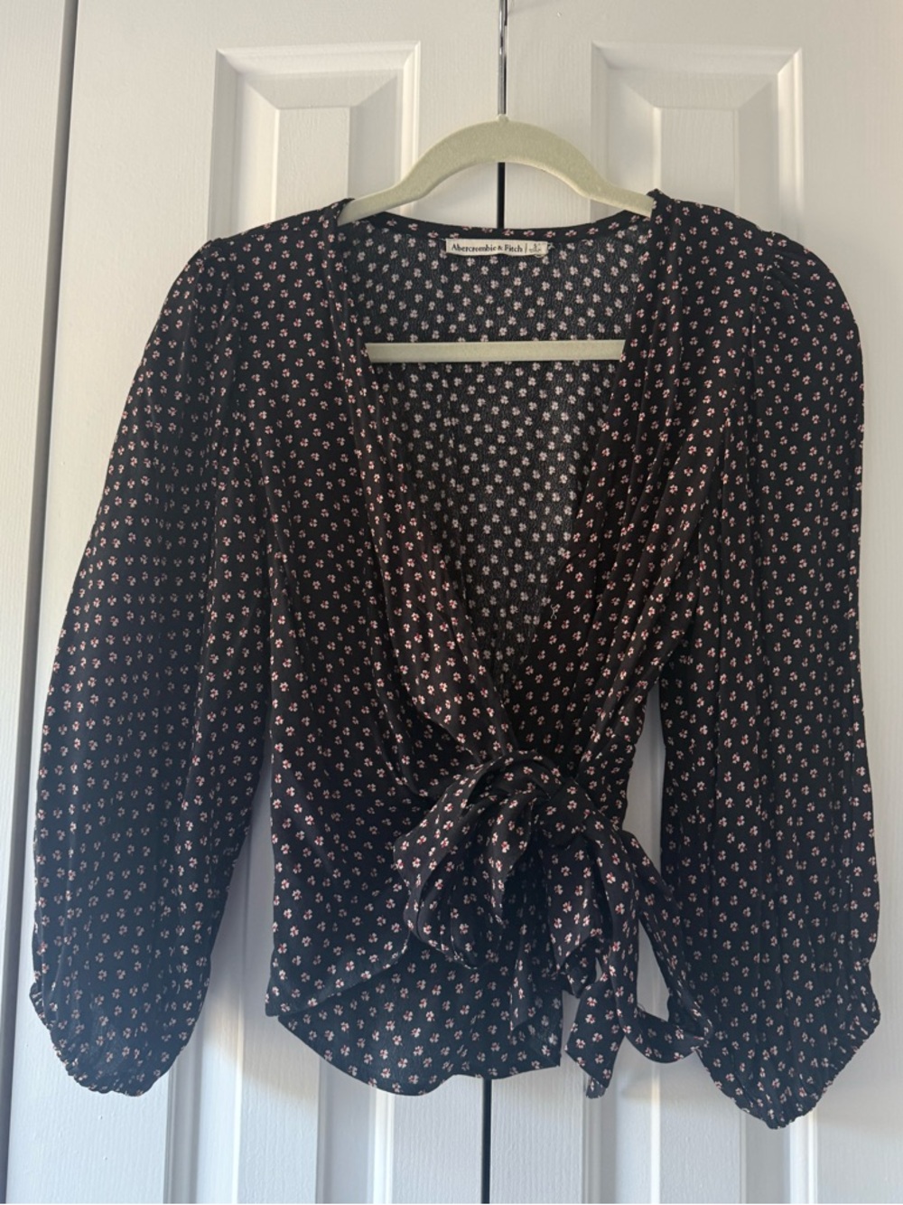 Abercrombie wrap blouse - size S (EUC)